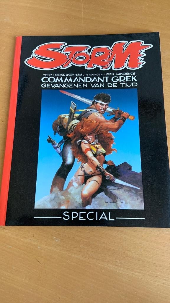 Storm - Commandant Grek gevangenen van de tijd, Eén stripboek, Ophalen of Verzenden