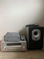 Pioneer VSX-1015 Receiver + JBL Subwoofer + 3 JBL Speakers, Ophalen, Gebruikt, 120 watt of meer, Pioneer