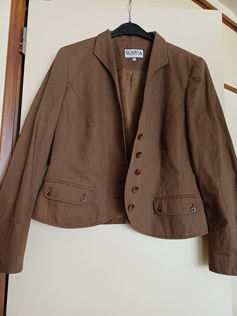 Scarva jasje - maat 42 - bruin, Ophalen of Verzenden, Zo goed als nieuw, Maat 42/44 (L), Bruin