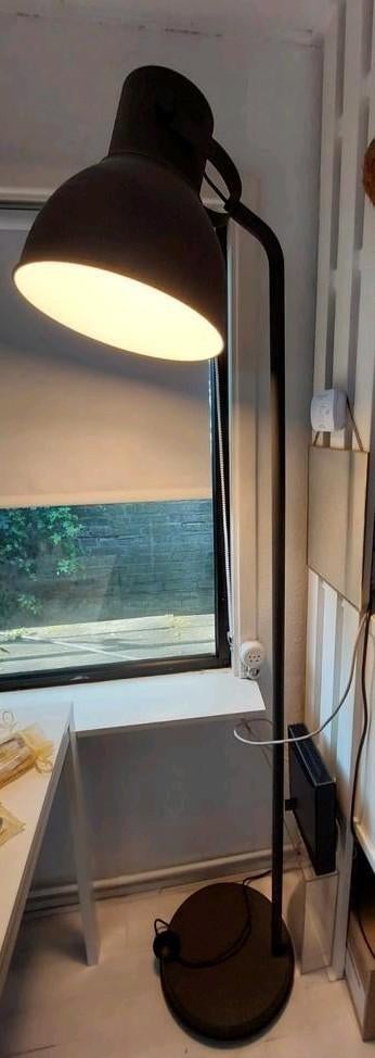 Ikea Hektar staande lamp industriële look ijzer, Ophalen, Zo goed als nieuw, 150 tot 200 cm
