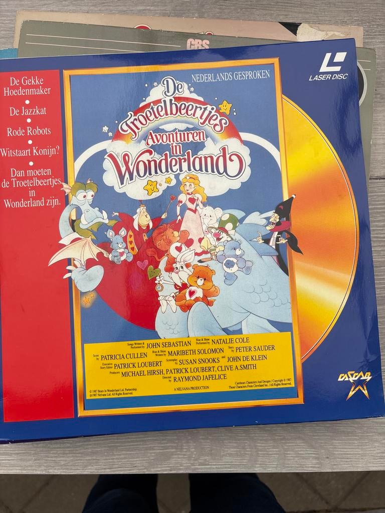 De Troetelbeertjes Avonturen in Wonderland Laserdisc, Avontuur, Gebruikt, Alle leeftijden, Ophalen of Verzenden