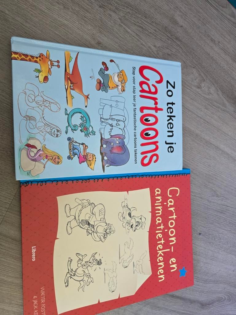 2 Boeken: Leer cartoons en animaties tekenen, Ophalen of Verzenden, Gelezen, Schilder- en Tekenkunst, Walter Foster, Jack Keely