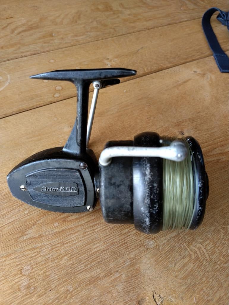 Vintage Bam 600 Vis molen, Watersport en Boten, Hengelsport | Algemeen, Gebruikt, Molen, Ophalen of Verzenden