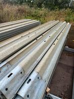 Nette partij nederlandse vangrail planken, Doe-het-zelf en Verbouw, Metalen, Ophalen, Gebruikt, IJzer