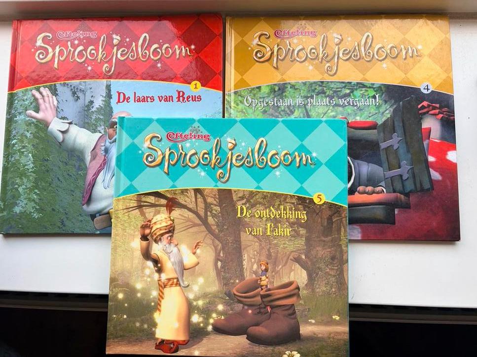 Efteling Sprookjesboom boeken - Deel 1, 4 en 5, Ophalen of Verzenden, Gelezen