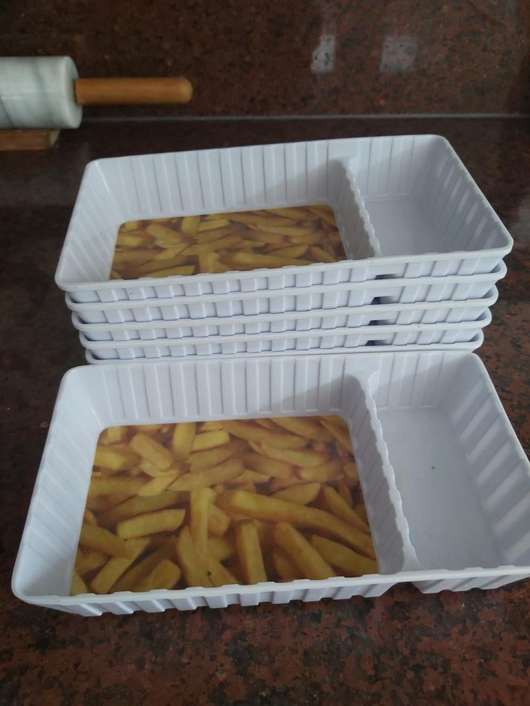 Frites bakjes, Ophalen of Verzenden, Overige materialen, Overige stijlen, Schaal of Schalen