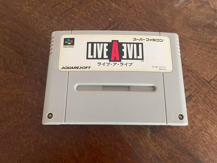 Live a Live SNES Super Nintendo Famicom SFC NTSC, Spelcomputers en Games, Games | Nintendo Super NES, Zo goed als nieuw, 1 speler