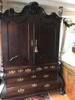 Mahonie houten kabinet, Ophalen