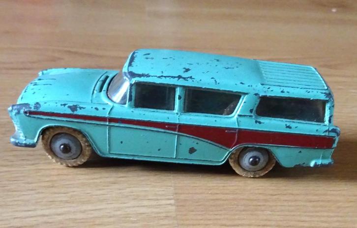 Dinky Toys Nash Rambler (1958-1959), turquoise., Hobby en Vrije tijd, Modelauto's | 1:43, Gebruikt, Auto, Dinky Toys, Ophalen of Verzenden