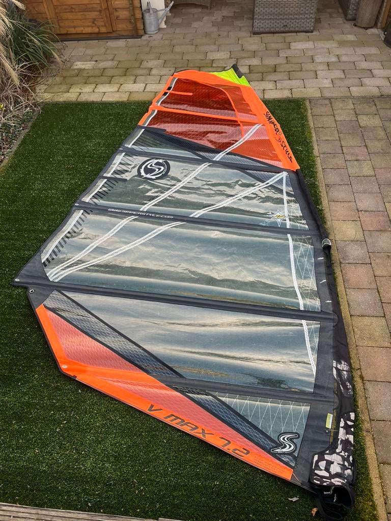 Complete JP slalom - freeride set met 6,6 en 7,2, Watersport en Boten, Ophalen, Gebruikt, Minder dan 250 cm, Met vin(nen)