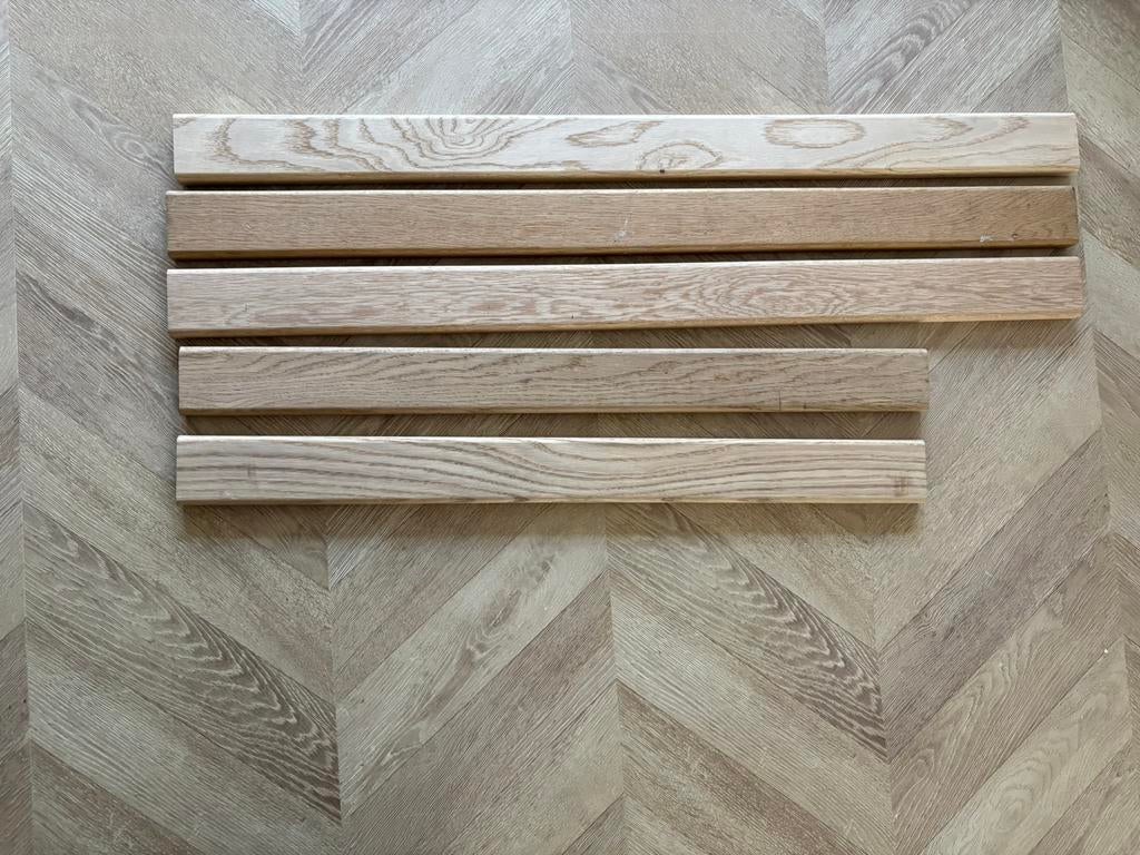 Eiken houten stofdorpels, Doe-het-zelf en Verbouw, Plinten en Afwerking, Ophalen, Nieuw, Eiken, Overige typen