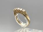 Gouden aanschuif ring met diamant. Ca: 0.60 ct.2026/127, 18 tot 19, ., Ophalen of Verzenden, Zo goed als nieuw