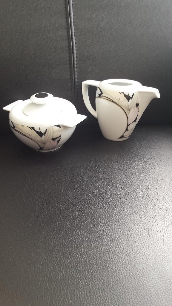 Suiker en koffieroomsetje, Gebruikt, Overige typen, Ophalen of Verzenden, Overige stijlen