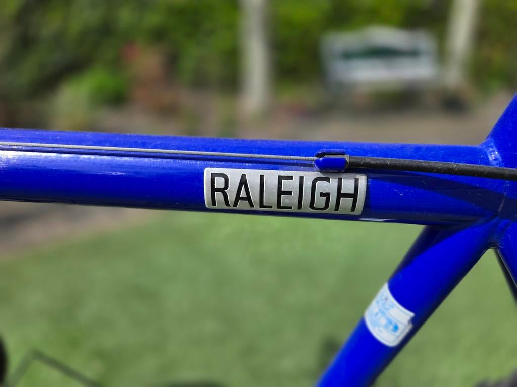 Heren mountainbike Raleigh Utah - Blauw/Wit, Fietsen en Brommers, Fietsen | Mountainbikes en ATB, Overige merken, Gebruikt, Hardtail
