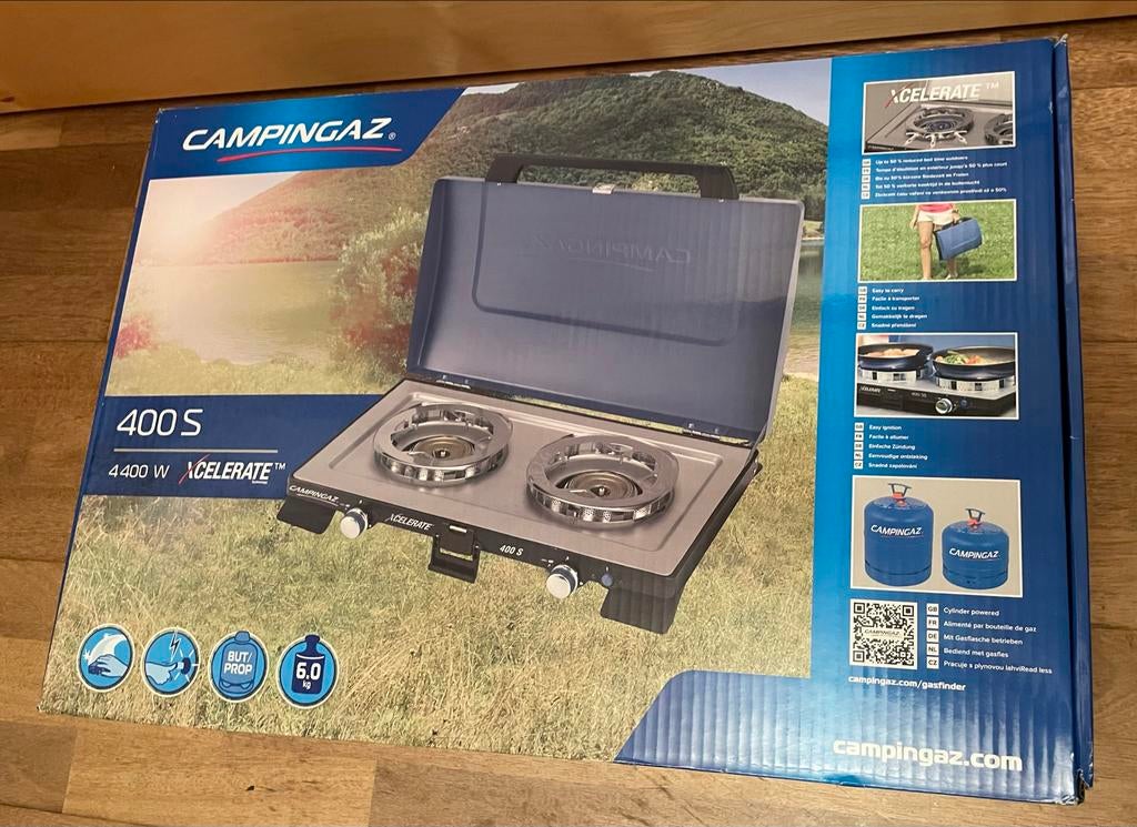 Campingaz 400s kooktoestel nieuw - incl. CV470+ cartridge, Caravans en Kamperen, Kampeeraccessoires, Ophalen, Nieuw