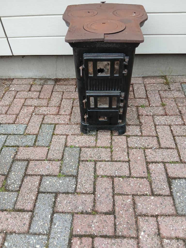 Mooie oude houtkachel/Fornuis, Ophalen, Gebruikt, Houtkachel, Vrijstaand