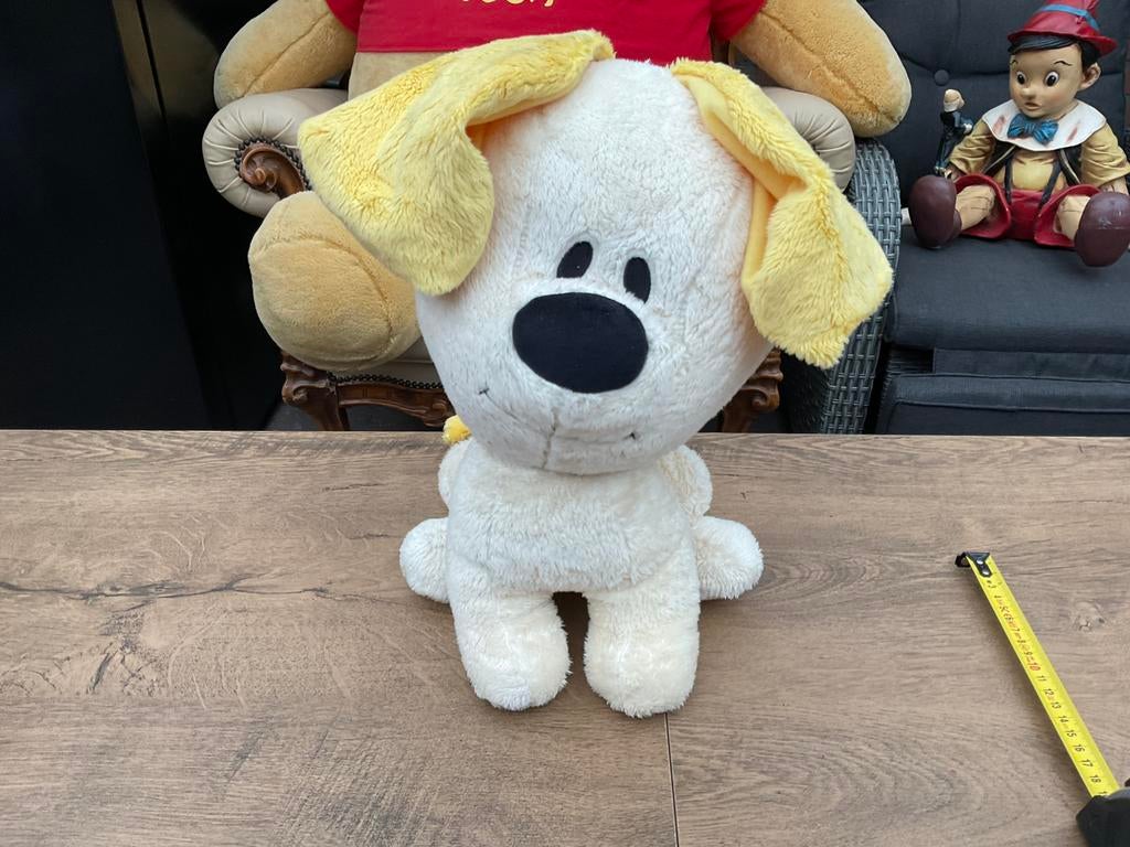 Zgan, niet kapot, grote Pip knuffel 40cm van Woezel en Pip, Overige karakters, Ophalen, Zo goed als nieuw, Hond