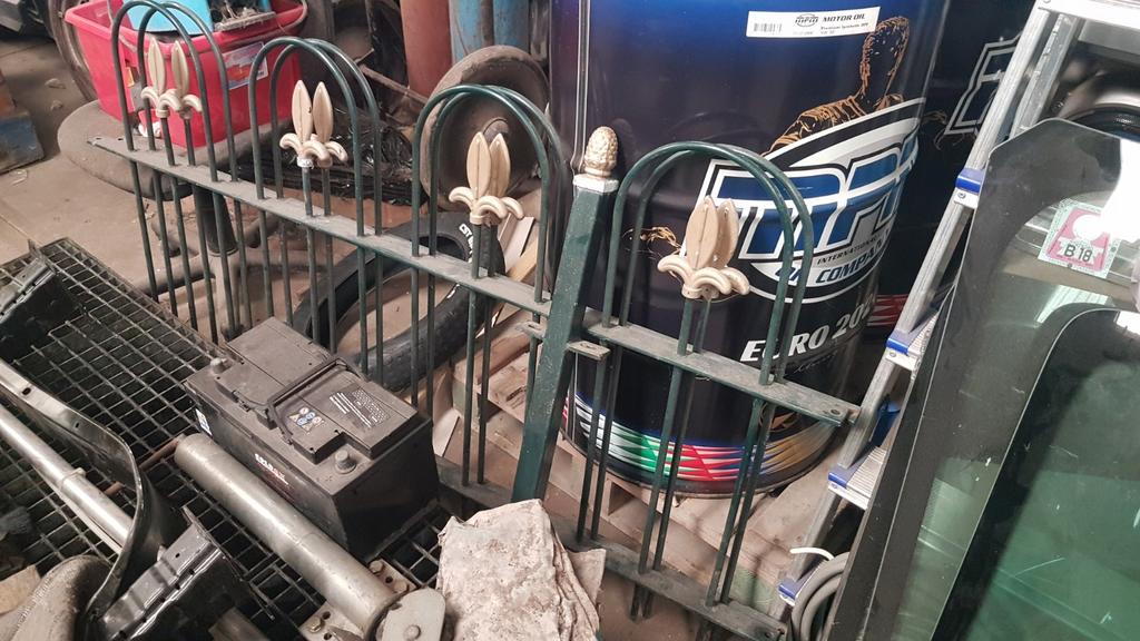 Tuinhek 2x 2.5 meter 1x tussenpaal, Ophalen of Verzenden