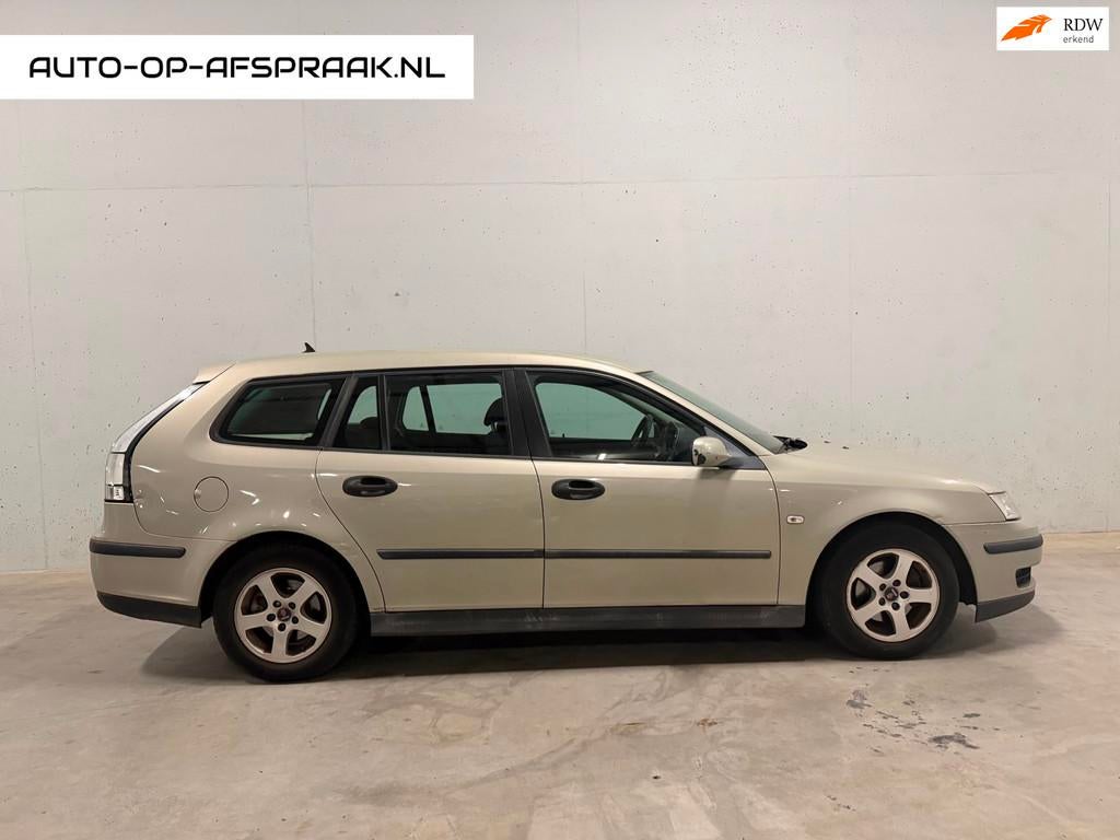 Saab 9-3 Sport Estate 1.8 Linear Airco Cruise C APK NAP, Auto's, Saab, Stof, Gebruikt, 4 cilinders, 1796 cc