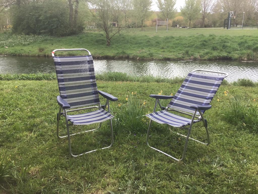 Verstelbare tuinstoelen, Tuin en Terras, Ophalen of Verzenden, Gebruikt, Aluminium