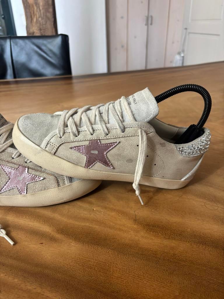 Golden Goose sneakers maat 38 - mist een steentje, Verzenden, Gedragen, Beige, Sneakers of Gympen