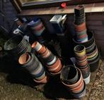 zaaibak, bloempotten en reageerbuisjes in houten houders, Overige materialen, Gebruikt, Minder dan 30 cm, Minder dan 60 cm