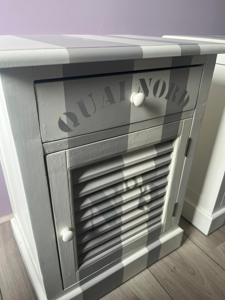 Maison du monde 2 nachtkastjes, Huis en Inrichting, Slaapkamer | Nachtkastjes, Ophalen, Gebruikt, 55 tot 70 cm, 45 tot 65 cm