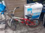 BMX fiets rood/zilver, Fietsen en Brommers, Fietsen | Crossfietsen en BMX, Ophalen, Gebruikt, Staal, Name it