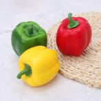 3 Kunst Paprika's / Kunstgroente Groente Voedsel Paprika Nep, Verzenden, Nieuw