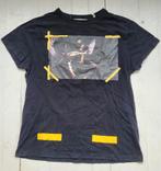 OFF WHITE X Virgil Abloh T Shirt M Designer Zwart Schilderij, Maat 48/50 (M), Zwart, Ophalen of Verzenden, Off white