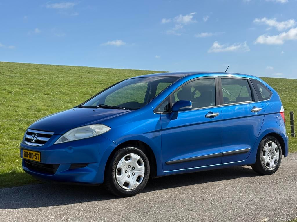 Honda FR-V 1.7 I 2005 Blauw | 6 persoons | apk 11-2026!!, Auto's, Honda, Euro 5, 125 pk, Zwart, 4 cilinders