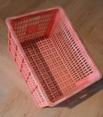 Roze fietskrat fiets krat, Fietsen en Brommers, Fietsaccessoires | Fietsmanden, Ophalen, Gebruikt, Fietskrat, Onbekend