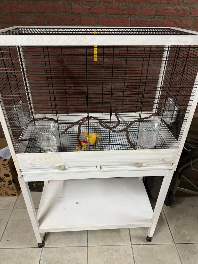 Ferplast vogelkooi, Dieren en Toebehoren, Ophalen, Nieuw, Metaal, Vogelkooi