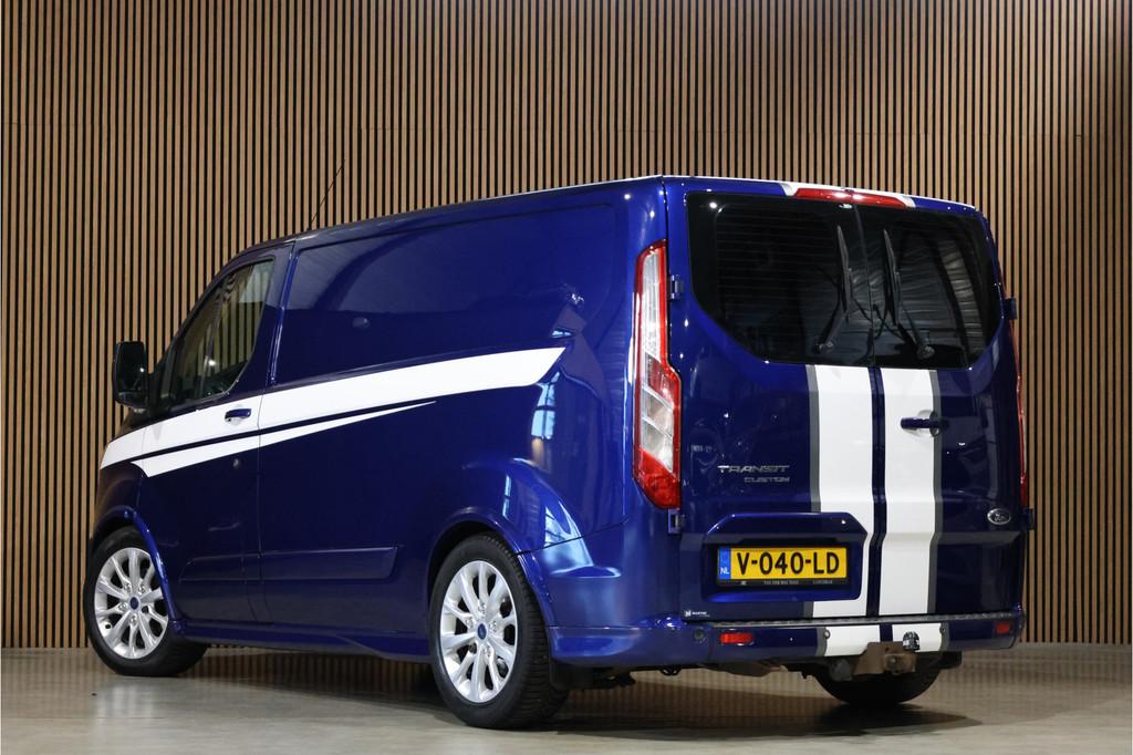 Ford Transit Custom 290 2.2 TDCI Sport | Cruise control | Le, Auto's, Voorwielaandrijving, Euro 5, Gebruikt, Zwart
