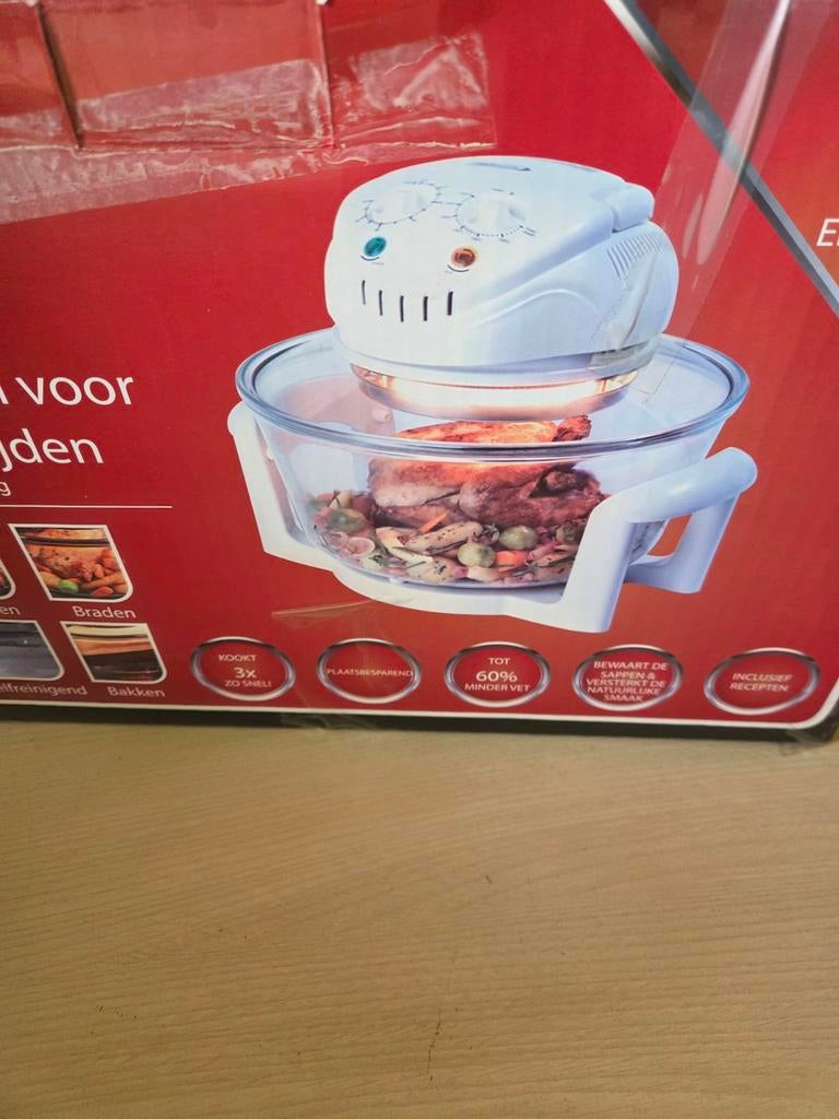 Oven met hete lucht functie, Ophalen