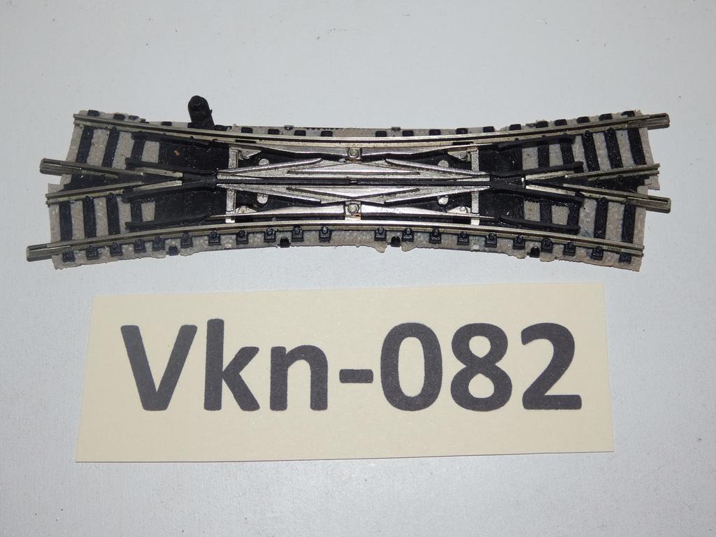 Vk-082 N Spoor Engelse Wissel Links 9185-L Fleischmann LB, Gelijkstroom, Fleischmann, Rails, Ophalen of Verzenden