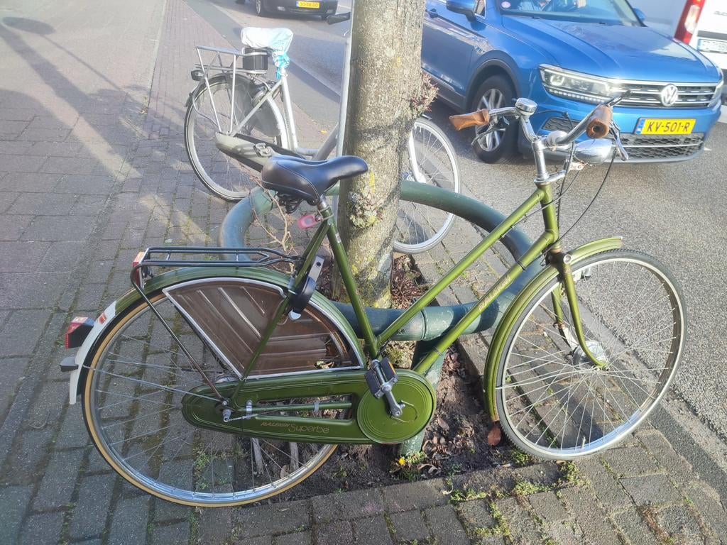 Vintage omafiets - Raleigh Superbe - Goede staat, Ophalen, Handrem, Raleigh, 53 tot 56 cm