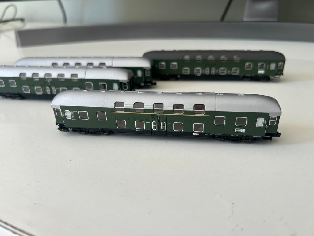 N LS model wagons zo goed als nieuw kk, Hobby en Vrije tijd, Modeltreinen | N-Spoor, Overige merken, Gelijkstroom, Wagon, Ophalen of Verzenden