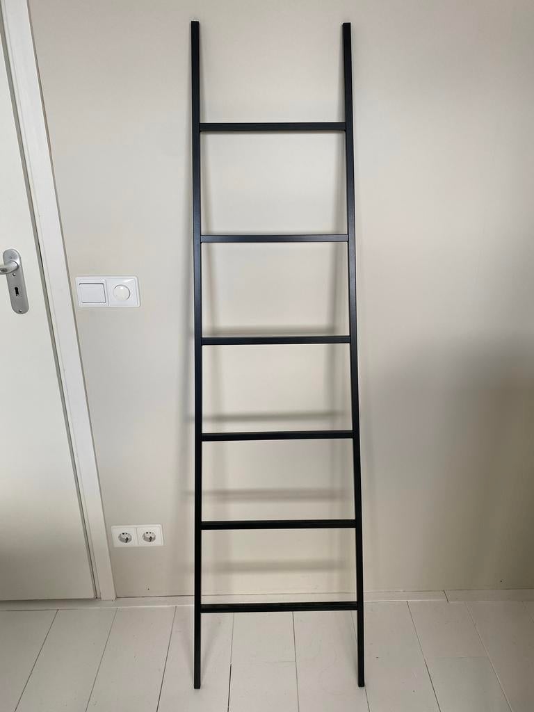 Zwarte decoratie ladder - 160 cm, Ophalen, Zo goed als nieuw, Zwart