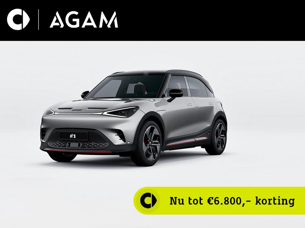smart #1 BRABUS 66 kWh, Auto's, Smart, Automaat, 428 pk, Alcantara, 1600 kg