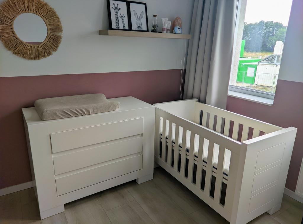 Commode en ledikant met aerosleep matrasje, Ophalen, Gebruikt, Jongetje of Meisje