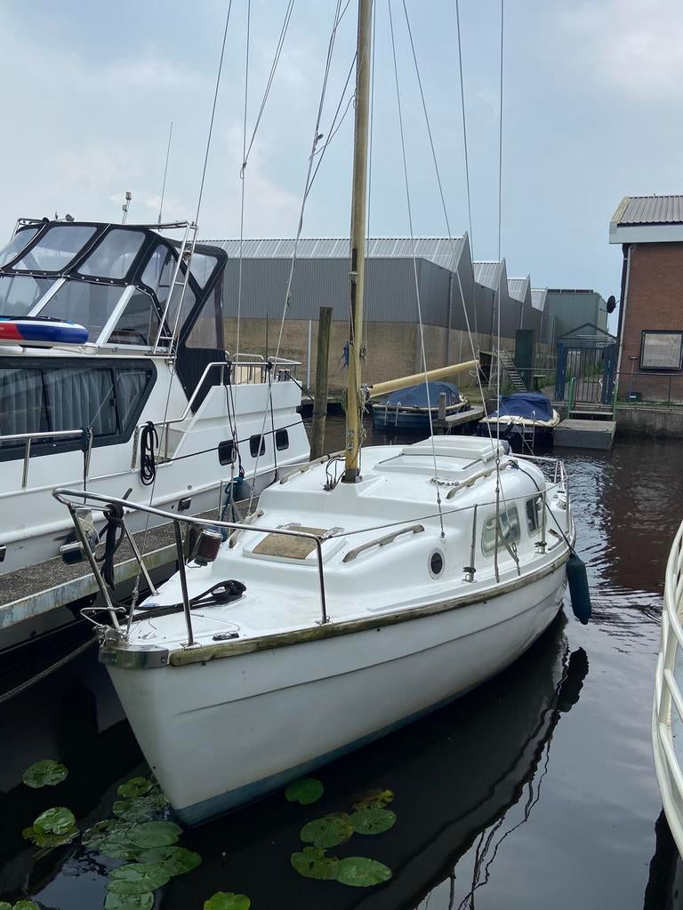 Leisure zeilboot 22 met vin kiel., Watersport en Boten, Open zeilboten, Gebruikt, Overige typen, 6 meter of meer, Polyester, Geen motor