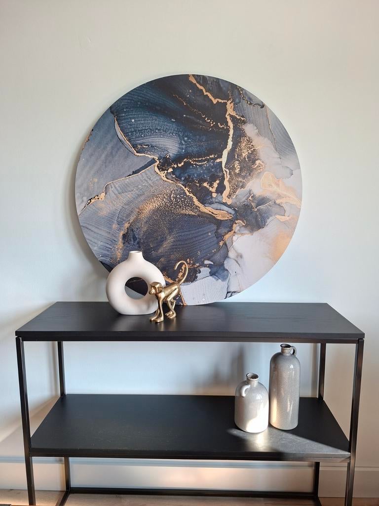 Muurcirkel / rond schilderij, Huis en Inrichting, Woonaccessoires | Wanddecoraties, Ophalen, Zo goed als nieuw