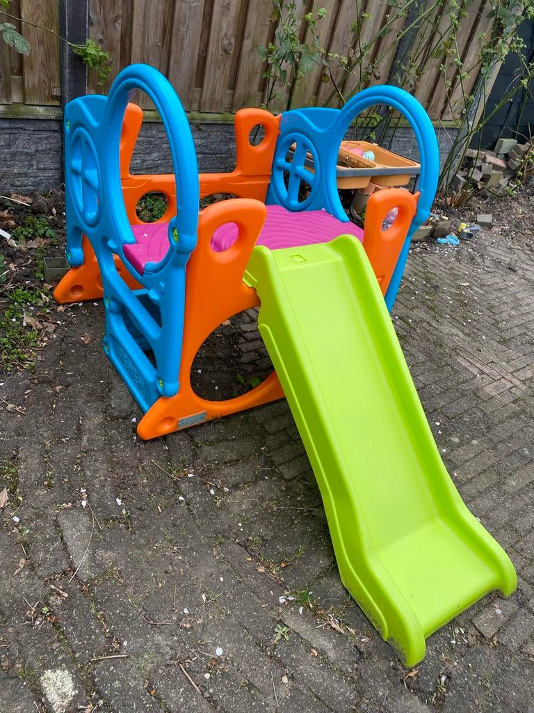 Feber speeltoestel met glijbaan, Ophalen, Gebruikt, Glijbaan