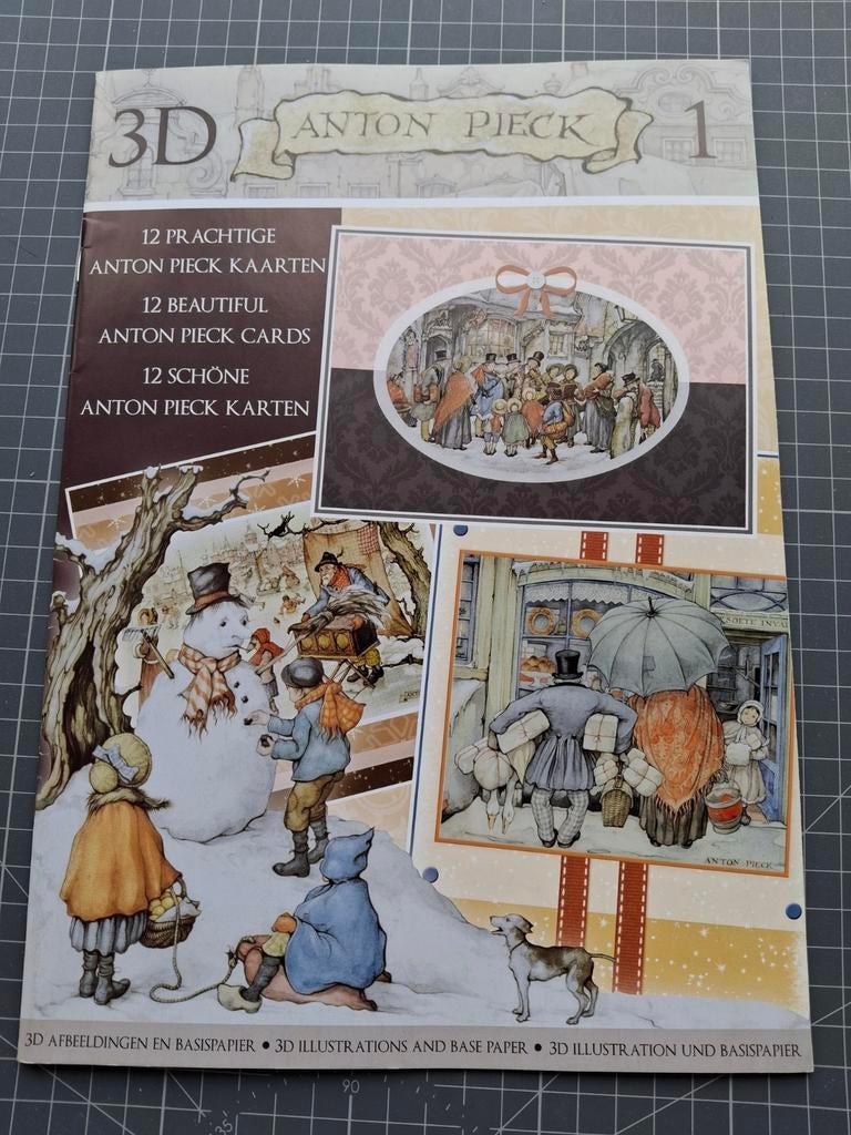 Anton Pieck 3D kaartenboek en los vel, Hobby en Vrije tijd, Kaarten | Zelf maken, Ophalen, Overige thema's