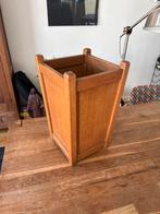 Vintage houten paraplubak / plantenbak, Ophalen, Gebruikt