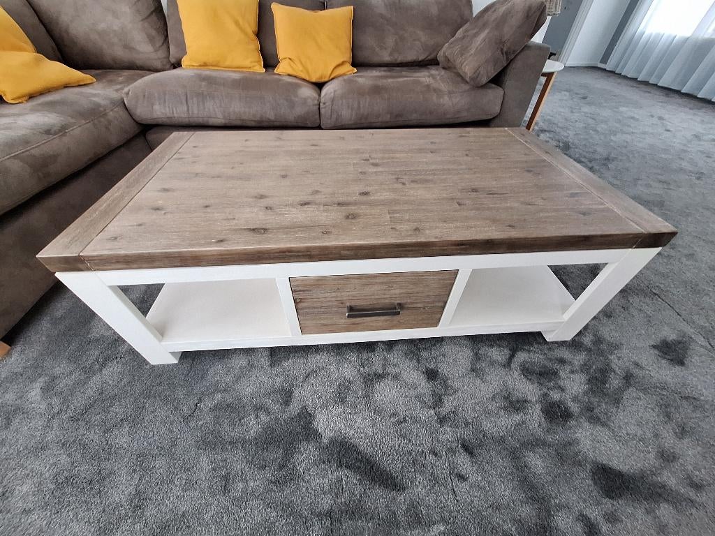 Salontafel, Huis en Inrichting, Tafels | Salontafels, Ophalen, 100 tot 150 cm, 50 tot 100 cm, Zo goed als nieuw