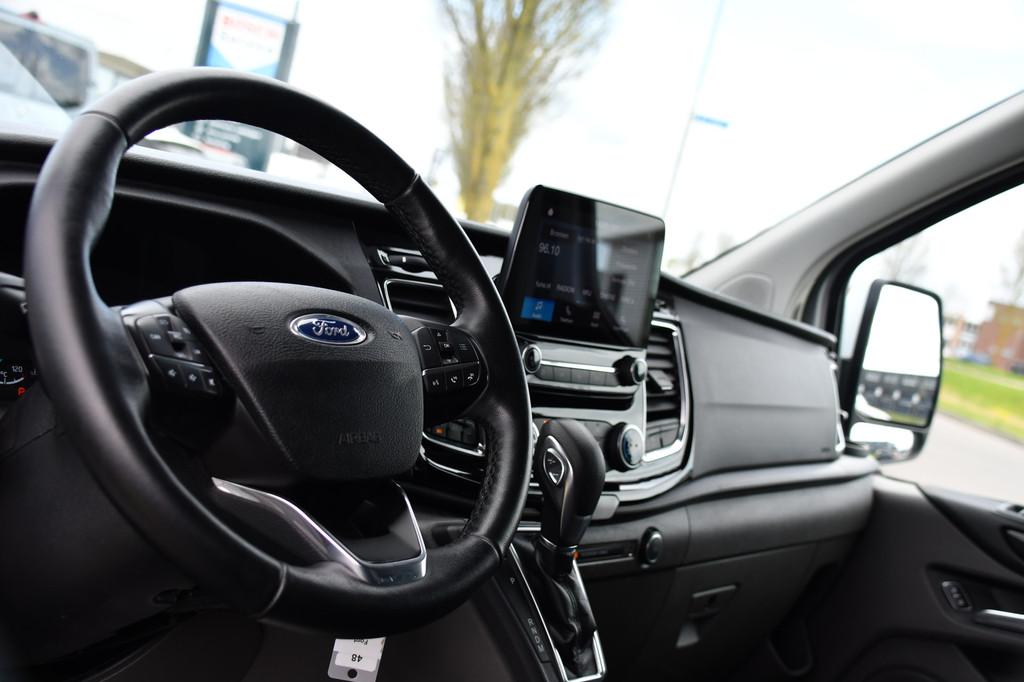 Ford Transit Custom 290 2.0 TDCI L1H1 Sport Camera, Cruise,, Auto's, 15 km/l, Euro 6, Leder en Stof, Wit