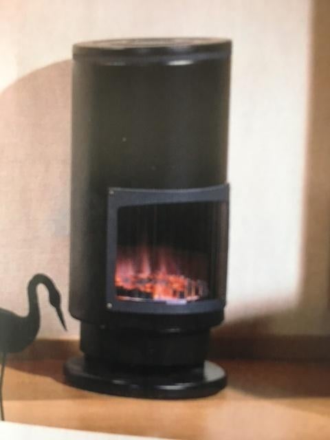 Gaskachel  Mooie Gerevis. Geteste  Pelgrim Carbone, 229 €., Huis en Inrichting, Kachels, Zo goed als nieuw, Vrijstaand, Gaskachel