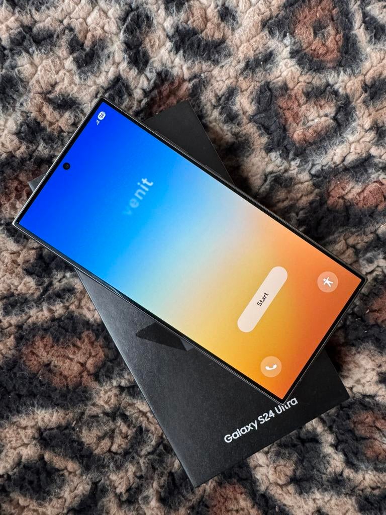 Samsung S24 Ultra 256 GB, Ophalen, Galaxy S24, Zwart, Zo goed als nieuw